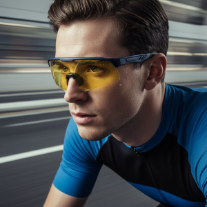 Fashionable And Colorful Sports Sunglasses Large Size. Outdoor Cycling Sunglasses Windproof Sun ProtectionUv Protection9855