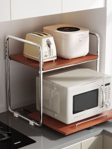 Slidable Multi-function Oven Organizer Shelf