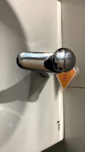 Vòi lavabo tự ngắt nước KAG-KLL11 thân lớn nhấn nước xả mạnh  Van bán tự động ấn tay tiêt kiệm nước tốt sử dụng tốt