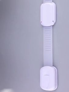 READY STOCK‼️ Baby & Child Safety Lock | Cabinet Drawer Fridge & Wardrobe Lock | Adjustable 3M Adhesive Strap  现货‼️ 婴儿儿童安全锁 | 柜子 抽屉 冰箱 衣柜锁 | 可调节 3M 胶带固定 【New】