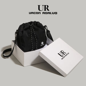 UR Simple Bucket Bag Womens Outdoor Cycling Single Shoulder Bag Versatile Lightweight Underarm Casual Crossbody Bag