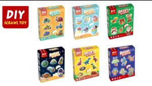 DIY ปูนพลาสเตอร์ พร้อมแผ่นแม่เหล็ก หลายแบบ ทำเอง ระบายสีเอง ประทับใจสำหรับคุณของคู่ความสวยความงาม