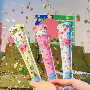 Đồ Chơi Phụt Giấy Kim Tuyết Cầm Tay Dài 40cm - Túi Bắn Kim Tuyết Vui Nhộn - Pháo Hoa Giấy Trang Trí Tiệc Sinh Nhật Đám Cưới Party