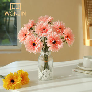 5PCSChrysanthemum Small Sunflower Decoration Artificial Sunflower Flower Colorful Silk Daisy Home Flower Arrangement Wedding