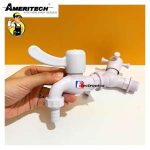 KRAN TEMBOK TAMAN PVC PLASTIK UKURAN 1/2 INCH MODEL KAPAL DAN ENGKOL