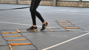 Agile folding ladder multifunctional Physical Coordination Training Suitable for both adults and children Tahan lama