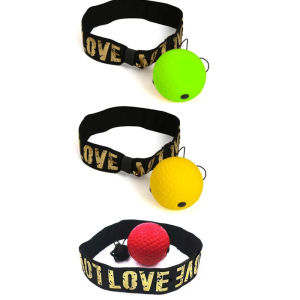 Muay Thai Boxing Punching Speed Ball With Head Band Reaction Time Training Trainer Sport Fitness Exercise Gym Reaction Balls