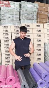 OML NBR เสื่อโยคะNBR นุ่มนิ่ม หนึบ หนา ยึดเกาะดี ยาว 183 ซม. หนา 10 มม. เสื่อออกกำลังกาย ยินดีคืนเงิน รับประกันสินค้า