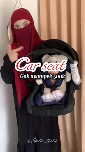 BEIGE Carseat Bayi Newborn Portable 0-15kg Mudah Dibawa Aman untuk Mobil & Travel
