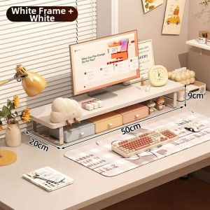 Jiaxun | Elevated Monitor Stand Organizer Rack