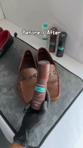 Sneaker pro : Liquid shoe polish น้ำยาขัดเงารองเท้าหนังสูตรพรีเมี่ยม (สำหรับสีน้ำตาล)