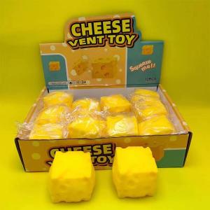 Cheese Non-Bouncy Squeeze Toy