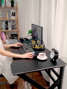 LALA-Gaming Table Home Student Study Table Office Computer Desk Upgrade Desktop Anchor Live Writing Desk Internet Cafemeja belajar komputer meja 电竞桌
