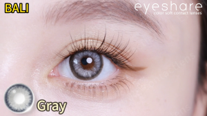 EyeShare 1 pasang softlens BALI seri soflen terlaris brown gray tanpa gelar 0.0 softlen Suitable warna lensa kontak for Riasan mata  Dapat digunakan untuk cosplay Halloween diameter 14.2MM 1 Yearly Used Lensa kontak sekali pakai tahunan