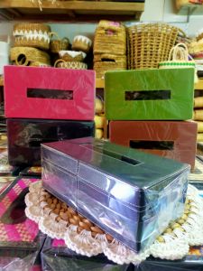 box tissue vinil - kotak tisu murah - wadah tisu pilihan - kotak tisu bahan vinil - kotak tisu ruang tamu