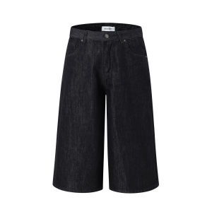 MADWITCH | Casual Loose Wide Leg Denim Capris