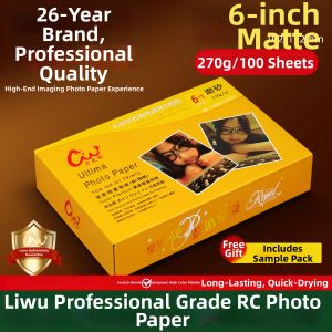 liwu | Waterproof Photo Paper Satin Matte Glossy For Color Inkjet Printer