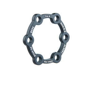 Electric Scooter Brake Disc 3mm Gaskets Bicycle 6 Holes 2mm Washers 4mm Hub 5mm Flower Drum Heightening Pad Bike Black Washer