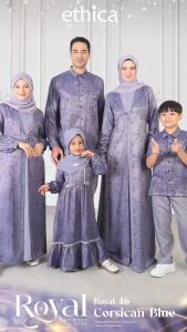 SARIMBIT ETHICA 2025 ROYAL 46 CORSICAN BLUE TERBARU GAMIS & KOKO KELUARGA LEBARAN KEKINIAN PREMIUM TERMURAHH
