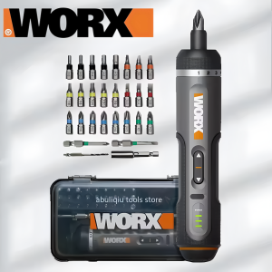 WORX WX242 4V Electrical Screwdriver Set Smart Cordless Electric Screwdrivers USB Rechargeable 30 Bit Set Mini Drill Power Tool