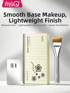 MSQ | Fish Tail Flat Head Foundation Brush with Palette