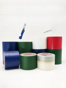 Strong Adhesive Waterproof Canvas Truck Patching Tape High Stick Tent Repair Tarpaulin Oil Cloth Rainproof Shelter