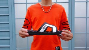 Sandal Pria Dewasa Bergaris Kasual Nyaman Anti Slip sandal