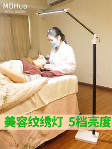 LED Floor Lamp Beauty Salon Lamp Embroidery Tattooist Cold Light Eyelash for Nail Beauty Eyelash Extensions Eyebrow Tattoo Lamp Floor Lamp