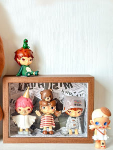 Blind Box Storage Display Stand Xiaoye DIY Photo Frame Hand-Made Pop Mart Doll Finishing Box Dustproof and Transparent Swing Cabinet