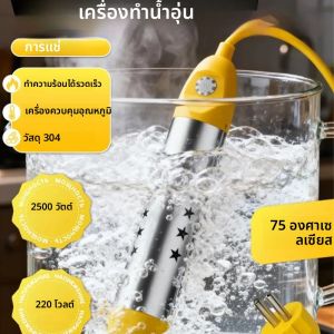 เครื่องทำน้ำอุ่นสำหรับสระว่ายน้ำ หม้อต้มน้ำร้อนพลังงานแสงอาทิตย์ อ่างอาบน้ำแบบจุ่ม แบบพกพา ร้อนเร็ว ปิดอัตโนมัติ ระบบอัจฉริยะ 1500W/2500W