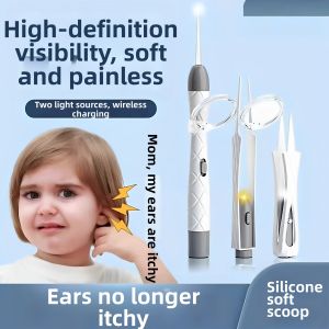Baby Safe Soft Tip Ear Cleaning Tool with Light