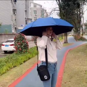 หมวกเก็บชา หมวกกันแดดผู้หญิง หมวกกันแดด ร่มติดหัว หมวกเก็บพริกหมวกกันแดด หมวกเก็บชา ร่มหลัง ร่มกันแดด หมวกร่ม采茶帽女遮阳帽防晒头戴式雨伞采辣椒种田耕地帽子防晒帽采茶伞背遮阳伞伞帽