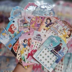 [𝓛𝓲𝓶𝓮𝓲.𝓢𝓽𝓸𝓻𝓮] Nail dán Sticker túi xách nơ móng tay Frozen Sofia Princess Toy Pooh Minnie cho trẻ em 001