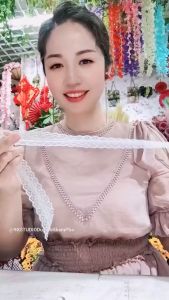 Ruy Băng Ren 3cm Cuộn Dài 22 Mét Viền 2 Bên Nhiều Màu Sắc Làm Phụ Kiện Bó Hoa Thích Hợp Làm Phụ Kiện Handmade Trang Trí Gói Quà Ứng Dụng Trong Phụ Liệu May