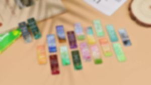 96pcs Magnetic Bible Bookmarks with Bible Verse Markers - Watercolor Color-Coded Bookmarks for Christian Gifts Church