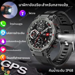 สมาร์ทวอทช์ 6 โปร NFC หน้าจอ AMOLED 1.52 นิ้ว แบบสัมผัสเต็มหน้าจอ รองรับการโทรผ่านบลูทูธ กันน้ำ 5ATM ระบบติดตาม GPS โหมดกีฬามากกว่า 100 โหมด สมาร์ทวอทช์รุ่นใหม่ปี 2025