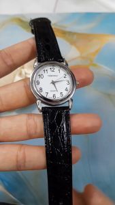 Đồng hồ nữ vitaroso dây da second hand si nhật- đã qua sử dụng