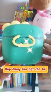 Hộp đựng sữa bột hộp chia sữa đồ ăn khô cho bé dung tích 400ml Chất liệu PP cao cấp Không chứa BPA an toàn cho bé thân thiện môi trường