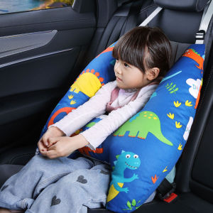 Children's Car Safety Pillow: Encircling Support & Removable Washable Liner