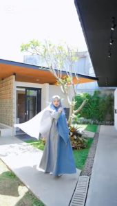 [COD] CHIKA ABAYA SET KHIMAR - Muslim abaya polos jahitan timbul - Abaya set Khimar andalan mat yoris morena model terlaris by Annashihah✓