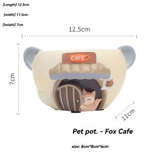 Cartoon Pet Succulent Flower Pot Office Balcony Decoration Resin Flower Pot Micro Landscape Garden Plant Pot