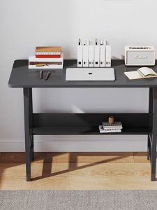 120CM Meja Student study Desk Computer Table modern writing living room furniture Double Layer Office desk 书桌