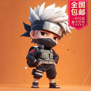 Adorable Naruto Shippuden Gaara 3D Model Desktop Decoration Anime Figurine Boys Children Decorations Cute Shadow Clone Ninja