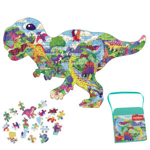 Hahowa Dinosaur Jigsaw Puzzle Kids Games Scenery For 3 Years Learning Animal Puzzles Educational Toys Children Birthday Gifts