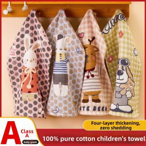 Soft Cartoon Cotton Gauze Face Towel