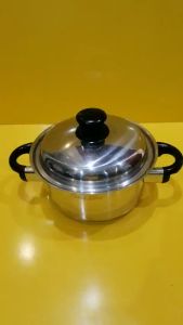 Nồi inox nội địa Nhật size 23cm cao 10cm (mã 961) Dùng được bếp từ