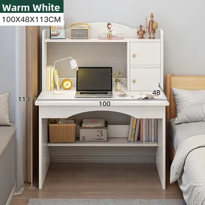 ZHENTAIYUAN | Modern Study Desk with Chair and Bookshelf for Home Use