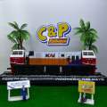 [MAINAN KERETA API INDONESIA] KA ARGO WILIS CC206 Rangkaian Kereta Eksekutif [Handmade by C&P Railways]. 