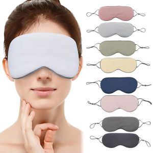 Double-sided Warm and Cool Sleep Eye Mask for Women Men Super Soft Blindfold with Adjustable Strap Block Out Light Comfort Sleep Eye Mask for Travel Meditation Nap