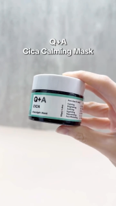 Q+A Cica Overnight Face Mask 50g | Soothing Sleeping Mask for Sensitive & Dry Skin